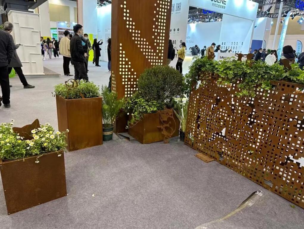 安多耐候钢花箱