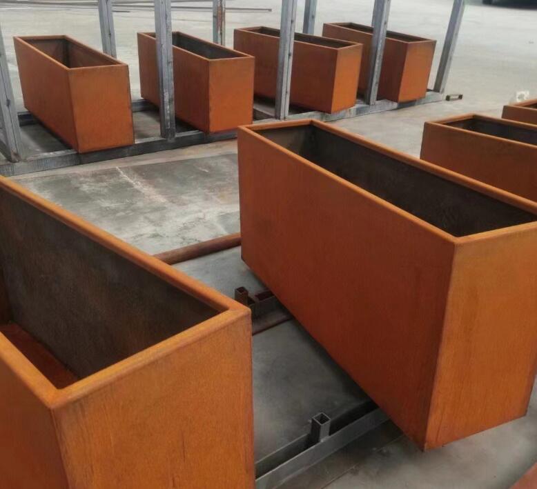 安多耐候钢花箱