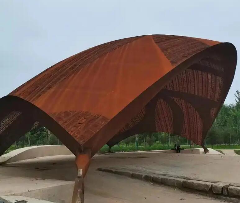 安多耐候钢幕墙案例